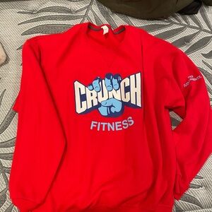 Crunch Fitness Red Crewneck